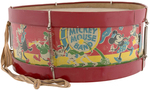 "MICKEY MOUSE BAND" TOY DRUM (SIZE VARIETY).