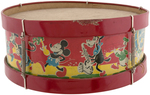 "MICKEY MOUSE BAND" TOY DRUM (SIZE VARIETY).