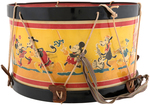 "MICKEY MOUSE BAND" TOY DRUM (LARGEST SIZE VARIETY).