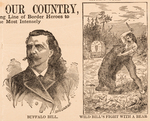 "PIONEER HEROES AND THEIR DARING DEEDS" BOOK ADVERTISING POSTER.