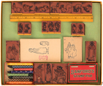 "SNOW WHITE AND THE SEVEN DWARFS ART STAMP PICTURE SET."