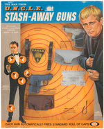 "THE MAN FROM U.N.C.L.E. STASH-AWAY GUNS" BOXED IDEAL SET.