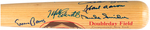 "COOPERSTOWN BAT" MULTI-SIGNED BASEBALL BAT.