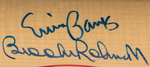 "COOPERSTOWN BAT" TRIPLE-SIGNED BASEBALL BAT & MULTI-SIGNED BASEBALL (MONTE IRVIN & LARRY DOBY).