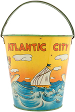 MICKEY & MINNIE MOUSE RARE "ATLANTIC CITY" SAND PAIL.