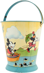 MICKEY MOUSE & FRIENDS "NO FISHING" SAND PAIL.