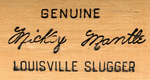 MICKEY MANTLE MODEL LOUISVILLE SLUGGER & "ZOOM BALL" IN PACKAGE.