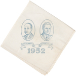 STEVENSON BANDANAS INCLUDING 1952 JUGATE WITH SPARKMAN.