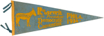 "ROOSEVELT FOR PRESIDENT DEMOCRATIC CONVENTION PHILA. 1936" PENNANT.