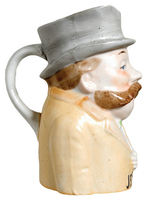 MUTT & JEFF FIGURAL BATH SALTS CONTAINER & MUG.