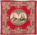 PATRIOTIC 1884 BLAINE/LOGAN JUGATE BANDANA.