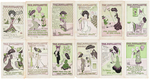 THE SUFFRAGETTE SET OF 16 POSTCARDS BY WALTER WELLMAN COPYRIGHT 1909.