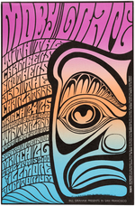 BILL GRAHAM BG-56 CONCERT POSTER FEATURING MOBY GRAPE.