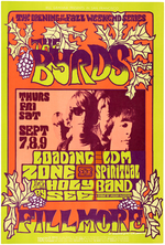 BILL GRAHAM BG-82 & BG-83 CONCERT POSTER PAIR WITH THE BYRDS & ELECTRIC FLAG.