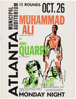 MUHAMMAD ALI VS. JERRY QUARRY 1970 BOXING PROGRAM.