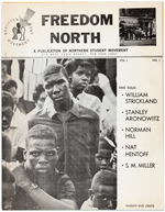 VOL 1. NO. 1 OF "FREEDOM NORTH" CIVIL RIGHTS PUBLICATION BY NORTHERN STUDENT MOVEMENT.