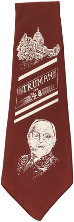 SCARCE "TRUMAN IN '48" PORTRAIT TIE.