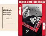 PAIR OF SPANISH CIVIL WAR BOOKLETS INCLUDING "BOMBS OVER BARCELONA."