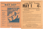 COMMUNIST PARTY 1930s GROUP OF FOUR MAY DAY FLYERS.