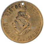 CLEVELAND WITH QUEEN VICTORIA UNLISTED TOKEN PLUS 10 CAMPAIGN ITEMS FROM 1884-1888.