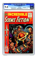 INCREDIBLE SCIENCE FICTION #30 JULY AUGUST 1955 CGC 9.4 WHITE PAGES GAINES FILE COPY.