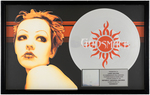 "GODSMACK" DEBUT ALBUM RIAA PLATINUM RECORD AWARD DISPLAY.