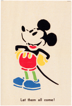 "MICKEY'S AND MINNIE'S MERRY MOMENTS" BOXED STENCIL OUTFIT.