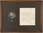 JOHN QUINCY ADAMS LETTER SIGNED AS SECRETARY OF STATE "OCTOBER 11, 1817."