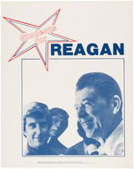 RARE "STUDENTS FOR REAGAN" 1980 PORTRAIT POSTER.