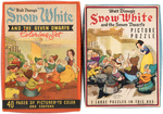 "SNOW WHITE AND THE SEVEN DWARFS" COLORING SET & PUZZLES BOXED PAIR.