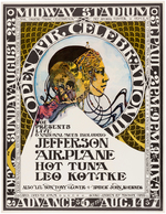 "OPEN AIR CELEBRATION III" CONCERT POSTER FEATURING JEFFERSON AIRPLANE.