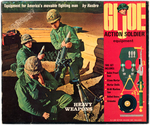 "GI JOE ACTION SOLDIER - HEAVY WEAPONS" BOXED SET.