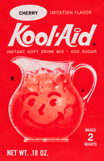 KOOL-AID UNCUT DRINK PACKETS SHEET WITH BUGS BUNNY & KOOL-AID PREMIUM OFFERS.