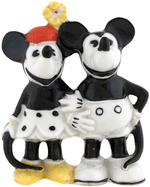 MICKEY & MINNIE MOUSE CHARMING GERMAN CHINA FIGURINE.