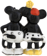 MICKEY & MINNIE MOUSE CHARMING GERMAN CHINA FIGURINE.