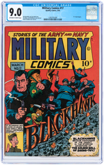 "MILITARY COMICS" #17 MARCH 1943 CGC 9.0 VF/NM.