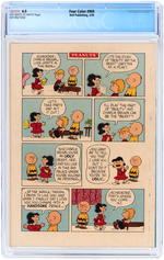 "FOUR COLOR" #969 FEBRUARY 1959 PEANUTS CGC 6.5 FINE+.