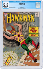 "HAWKMAN" #4 OCTOBER-NOVEMBER 1964 CGC 5.5 FINE- (FIRST ZATANNA).