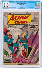 "ACTION COMICS" #252 MAY 1959 CGC 3.0 GOOD/VG (FIRST SUPERGIRL).