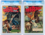 "HEROIC COMICS" CGC 9.4 NM LOT FILE COPIES.