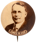 JAMES M. COX REAL PHOTO BUTTON HAKE #12.