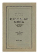 “CUPPLES & LEON CO.” 1929-1930 CATALOGUE OF PUBLICATIONS.