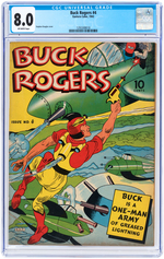 "BUCK ROGERS" #4 1942 CGC 8.0 VF.