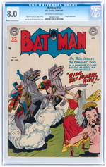 "BATMAN" #56 DECEMBER 1949-JANUARY 1950 CGC 8.0 VF.