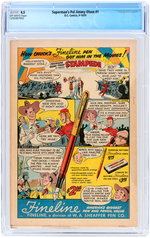 "SUPERMAN'S PAL JIMMY OLSEN" #1 SEPTEMBER-OCTOBER 1954 CGC 4.5 VERY GOOD+.