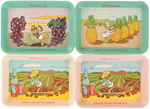 DONALD DUCK "PASCUAL" BEVERAGE TRAY LOT.