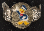 "INGERSOLL" MICKEY MOUSE & DONALD DUCK RING DISPLAY.