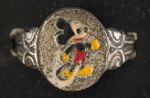 "INGERSOLL" MICKEY MOUSE & DONALD DUCK RING DISPLAY.