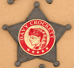 "DAVY CROCKETT FRONTIER BADGES" COMPLETE STORE DISPLAY.