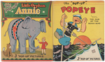 "THE POP-UP POPEYE & LITTLE ORPHAN ANNIE" BOOK PAIR.